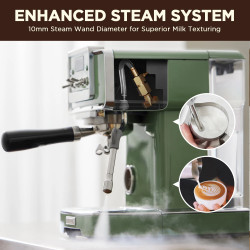 Máquina de café expresso PETRUS: café expresso e lattes artesanais perfeitos